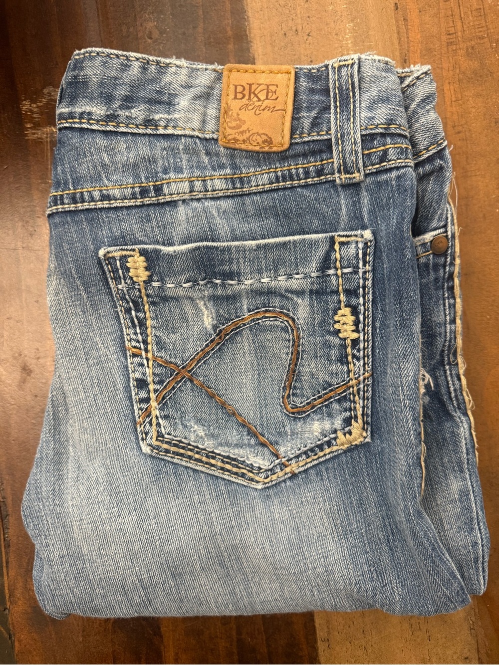 BKE Women's Sierra Skinny Stretch Distressed Jeans